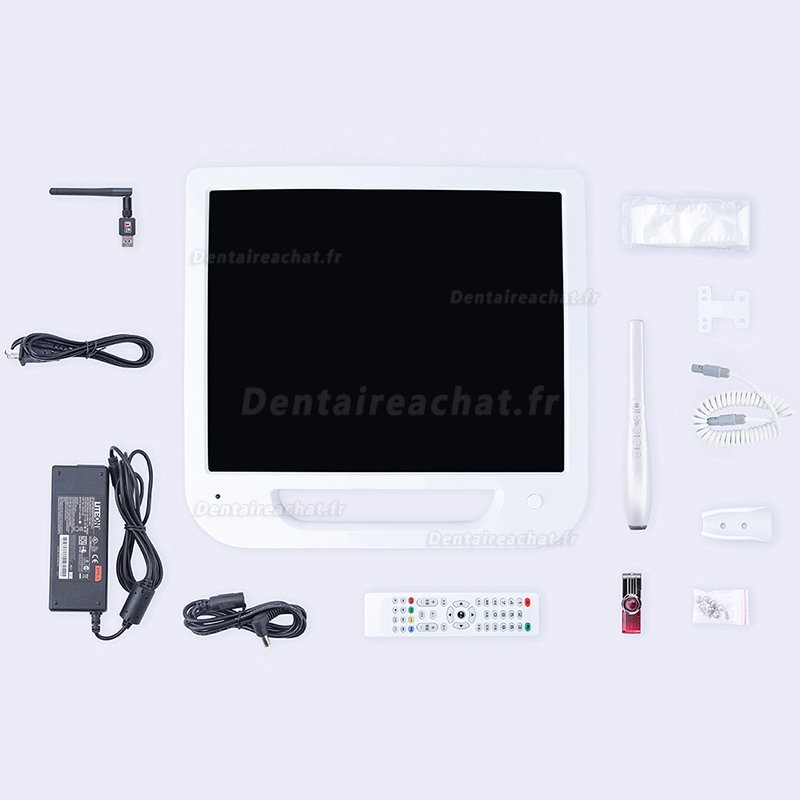 DALAUDE DA-100 caméra intra-orale USB dentaire avec 17 pouces surveiller